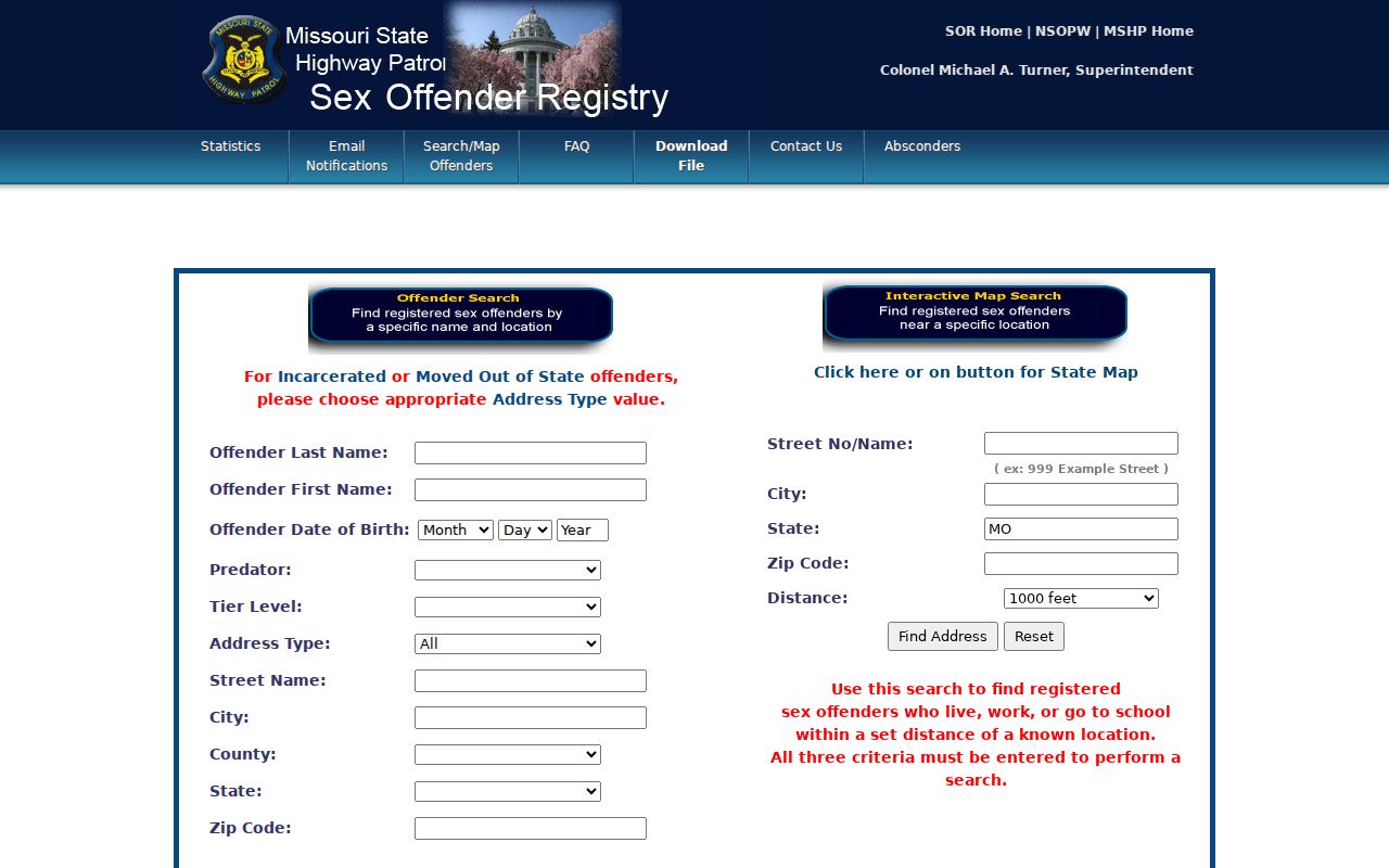 Lee's Summit resident-records Missouri public-safety registry search